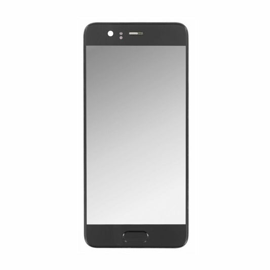 Displayeinheit + Rahmen für Huawei P10 schwarz, ohne Logo