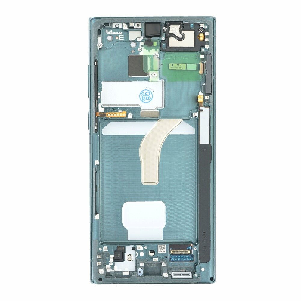 Original Display für Samsung Galaxy S22 Ultra Green LCD + Rahmen GH82-27488D
