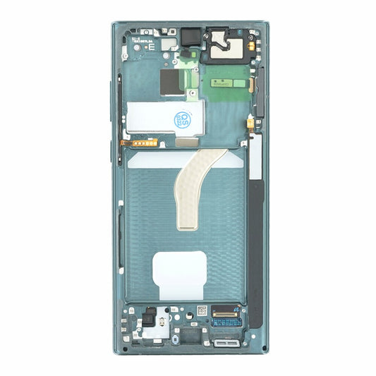 Original Display für Samsung Galaxy S22 Ultra Green LCD + Rahmen GH82-27488D