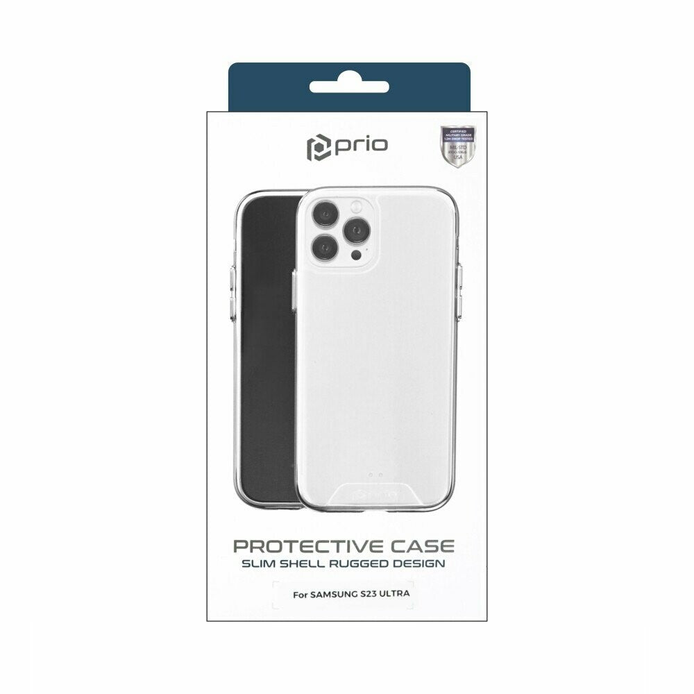 Prio Schutzhülle / Case für Samsung S23 Ultra klar