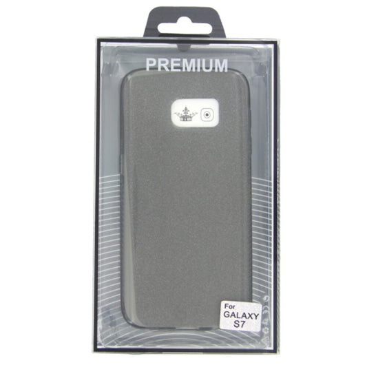 TPU Handyhülle für Samsung Galaxy S7 Schwarz Glitzernde Hülle Schutz Case