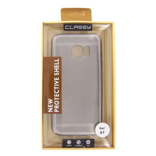 Silikonhülle Handyhülle für Samsung Galaxy S7 Grau