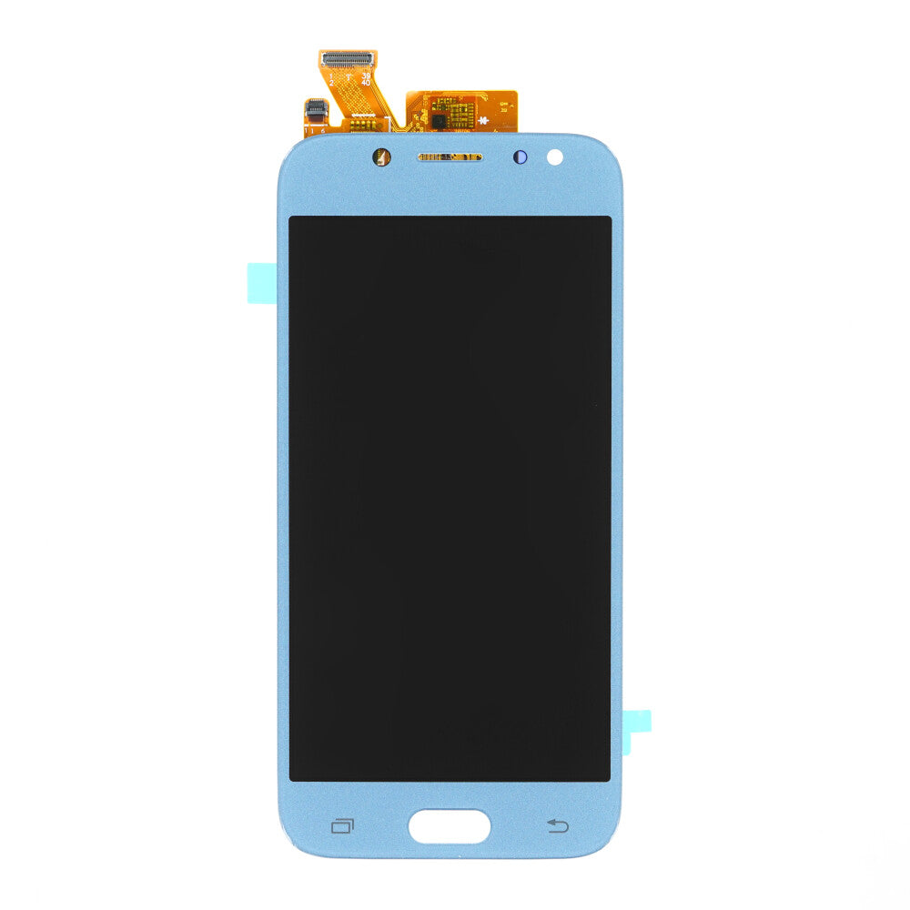 Display für Samsung Galaxy J530 Silber Blau LCD Bildschirm Touch