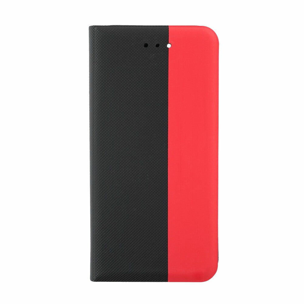 prio Schutzhülle / Tasche für iPhone 13 schwarz-rot