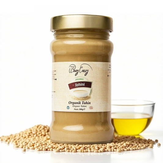 100% Natur Tahini Bio Sesampaste – ECOCERT Zertifiziert, 300g | Vegan & Gesund