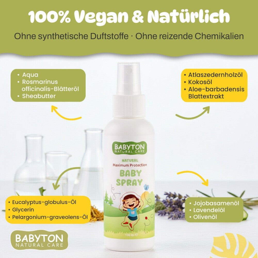 Babyton Natural Maximaler Schutz Babyspray 100 ml