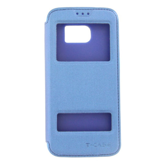 T-CASE Lux Magnet Flip Schutzhülle / Handytasche für Samsung Galaxy S7 blau