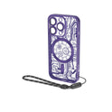 prio elegant phone case MAG for iPhone 14 Plus purple