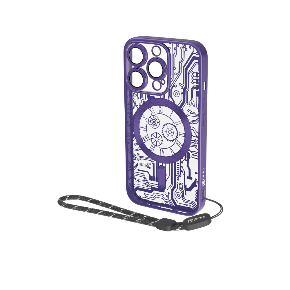 prio elegant phone case MAG for iPhone 14 Plus purple