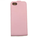 Slim Leather Flip Case iPhone 5c pink 4250710542383