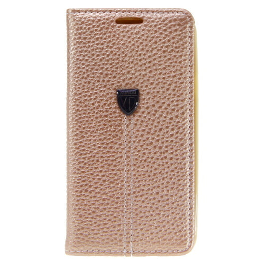 Book Case Fashion for Galaxy A3 - Gold