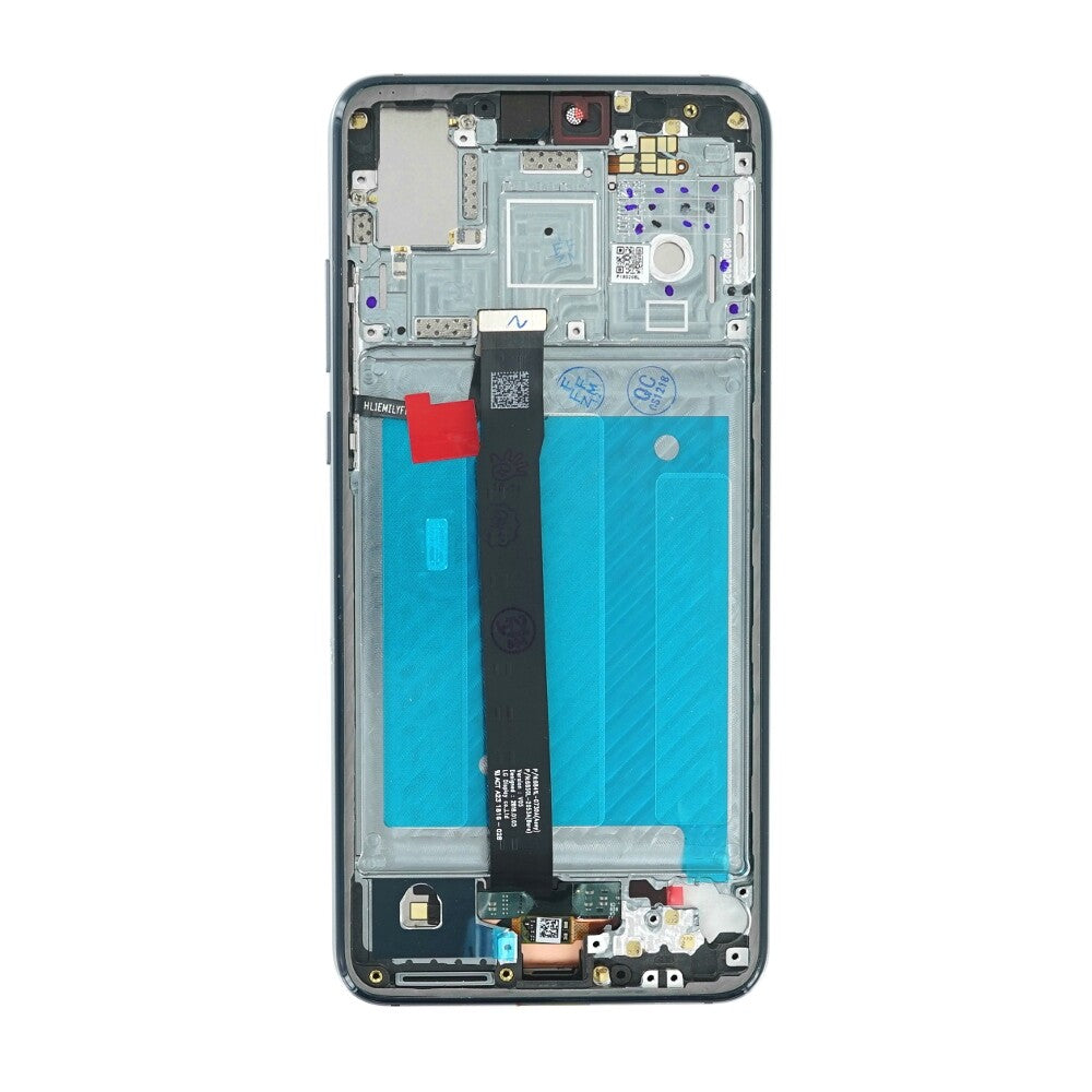 OEM Displayeinheit + Rahmen für Huawei P20 midnight blau, ohne Logo