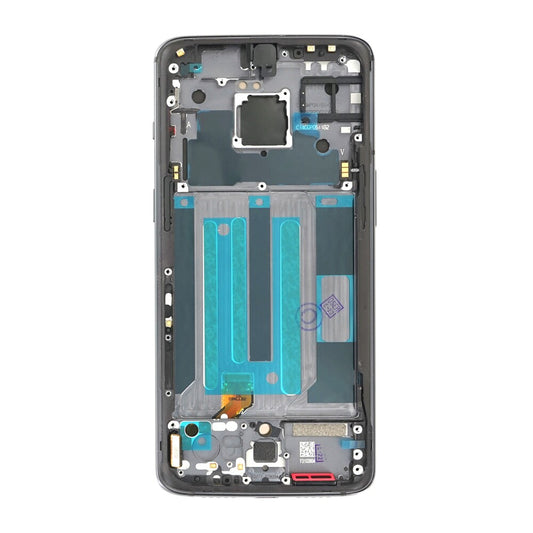 OEM Display-Einheit + Rahmen für OnePlus 7 grau