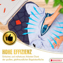 Bügelbrett, Bügeleisen Ablage, Bügelbrettbezug 36X114cm, Höhe 50-80cm, Schwarz