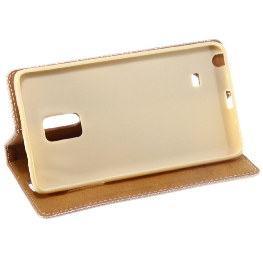 Book Case Fashion for Galaxy Note Edge - gold 4250710563982