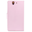 Lederhülle für Sony Xperia Z pink 4250710507894