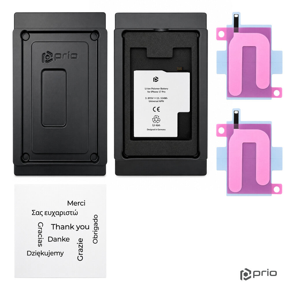 prio Akku für iPhone 17 Pro (Universeller APN)