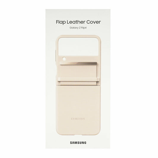 Samsung Flap Leather Cover Galaxy Z Flip 4 peach EF-VF721LPE