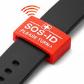 SOS-ID-Armbandschlaufe. Innovativ und angenehm zu tragen. Verrotten