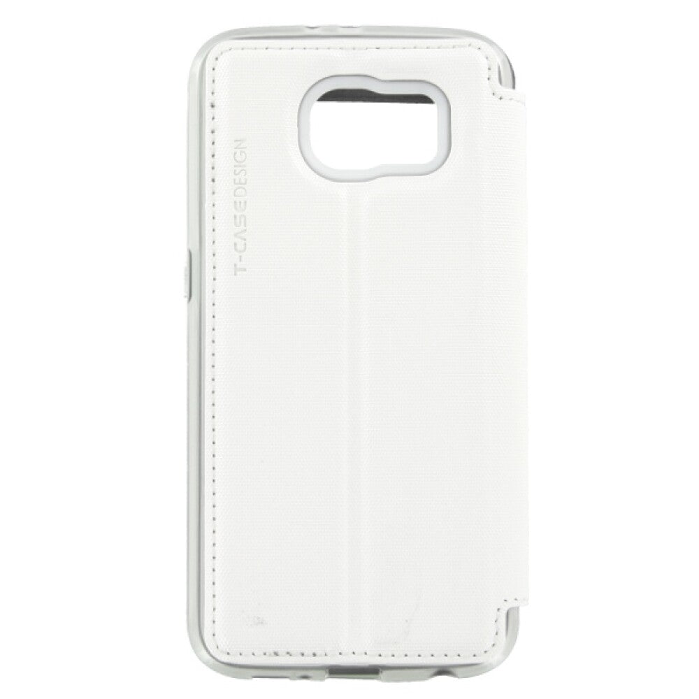 T-CASE Lux Magnet Flip Protective Case Samsung Galaxy S6 white