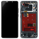 Display (Soft-OLED) + Rahmen für Huawei Mate 20 Pro blau