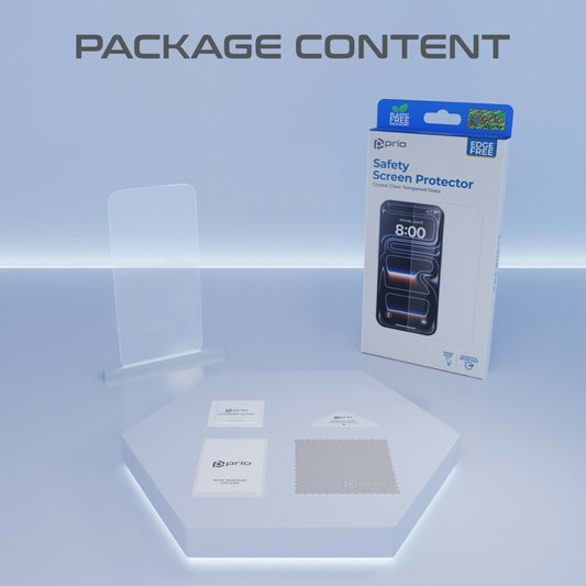 prio Displayschutzfolie aus gehärtetem Glas für Samsung A57/A37/S24FE, klar