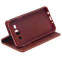 Book Case Fashion for Galaxy A3 - Brown