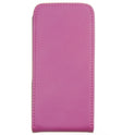 Slim Leather Flip Case for iPhone 4/4s hot pink