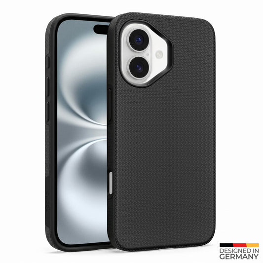 prio Schutzhülle für iPhone 16 (6,1 Zoll) schwarz