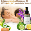 Massageöl, Entspannendes Massage-Öl, 100% Rein, BIO, natürlich, 100 ml