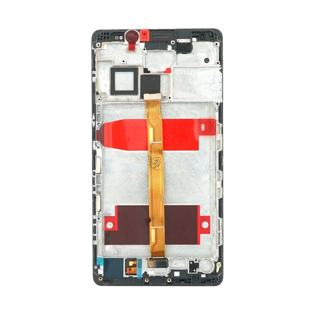 OEM display unit + frame for Huawei Mate 8 black, without logo