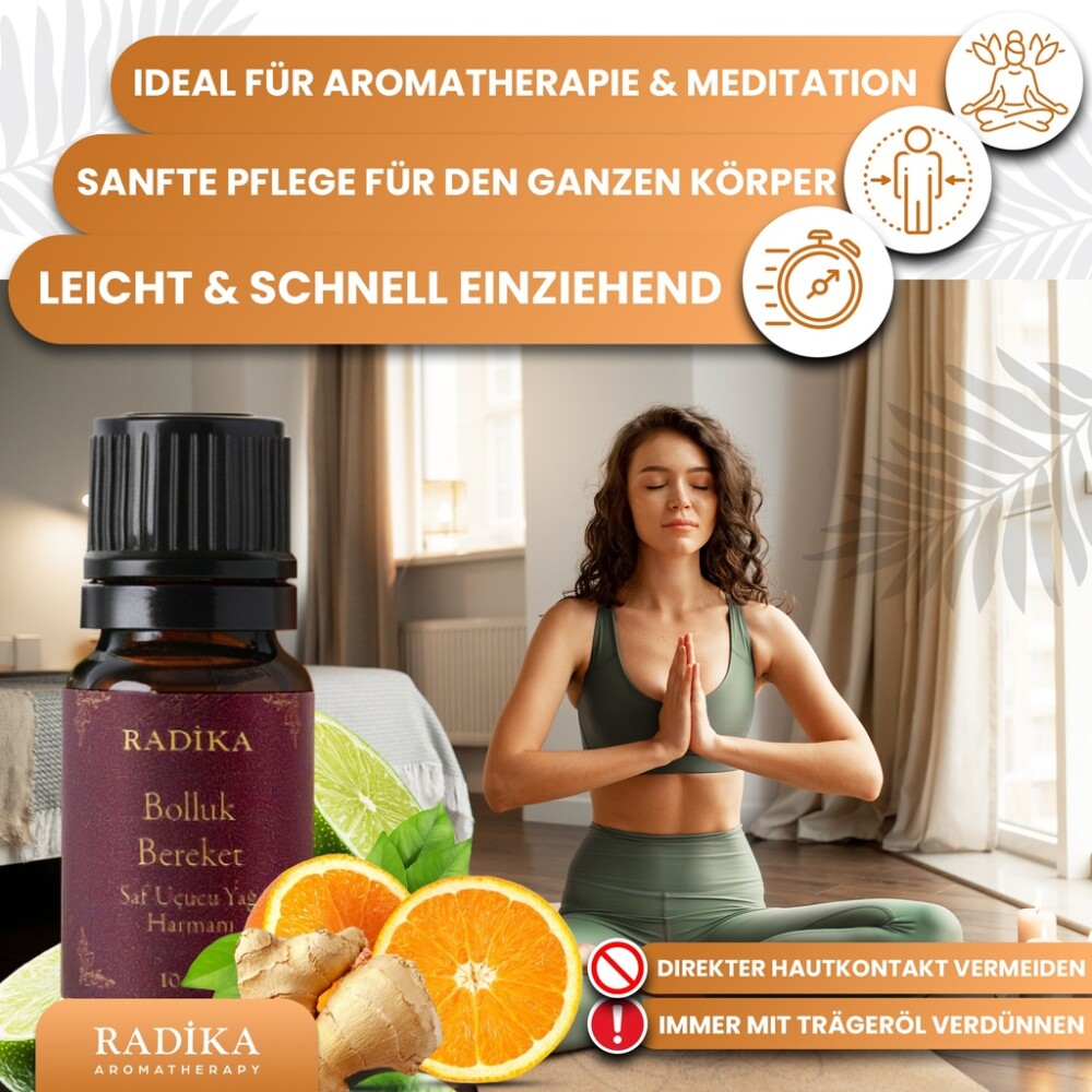Aromatherapie-Öl, Mischung, 10 ml, 12 verschiedene spezielle ätherische Öle