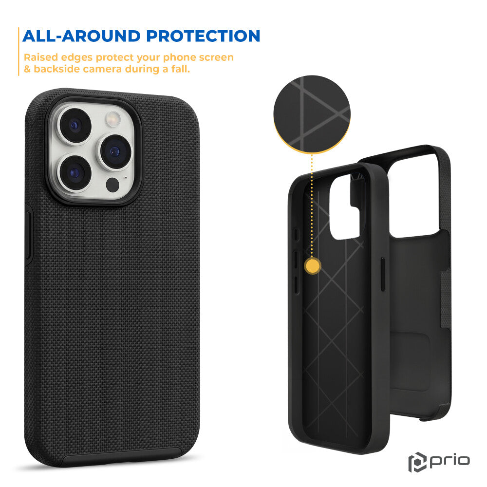 prio Schutzhülle für iPhone 12 Pro Max schwarz