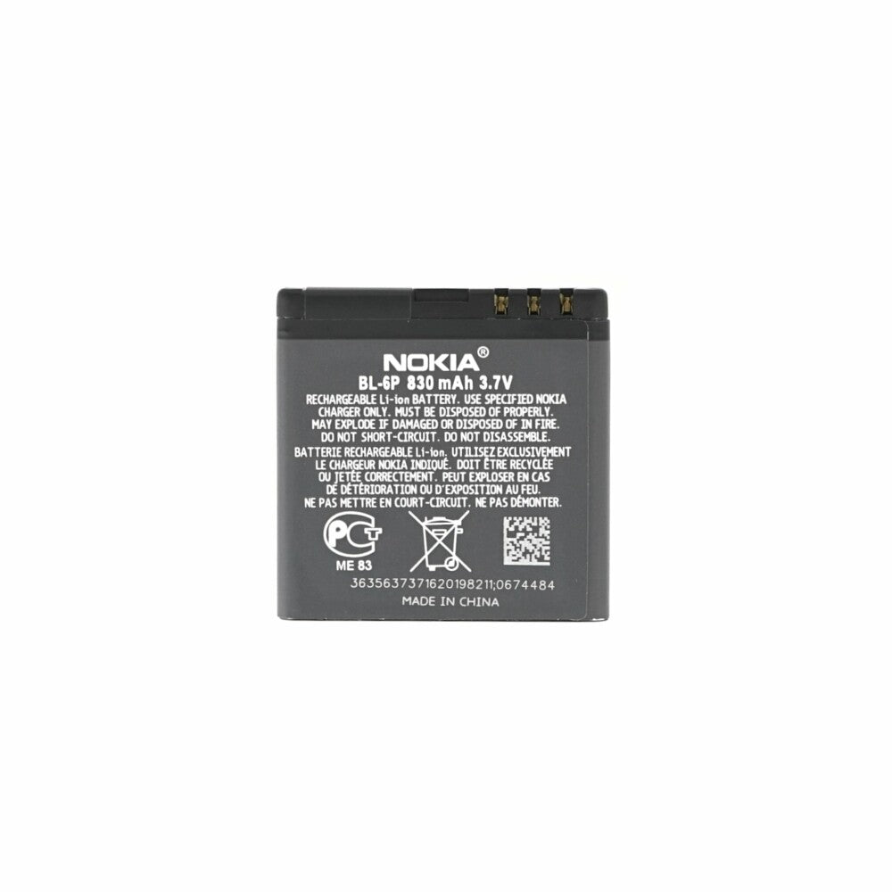 Nokia BL-6P Battery for 6500c, 7900 Crystal Prism Bulk