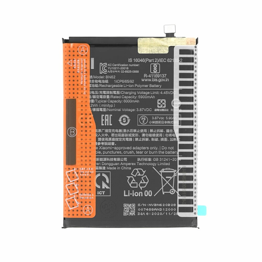 Xiaomi Akku BN62/BM62 6000 mAh Redmi 9T/Poco M3 46020000521G