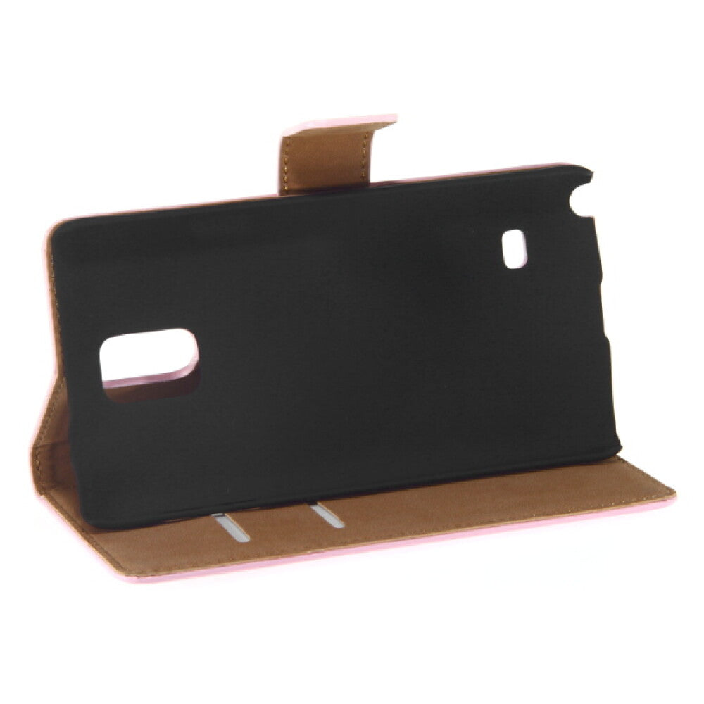 Leather Case for Galaxy Note 4 - Pink 4250710555796