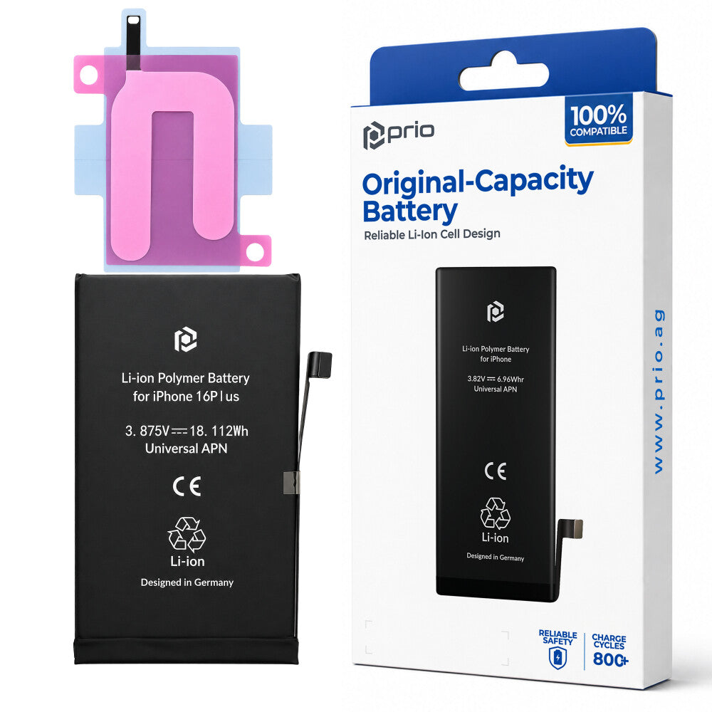 prio Akku für iPhone 16 Plus (Universal APN)