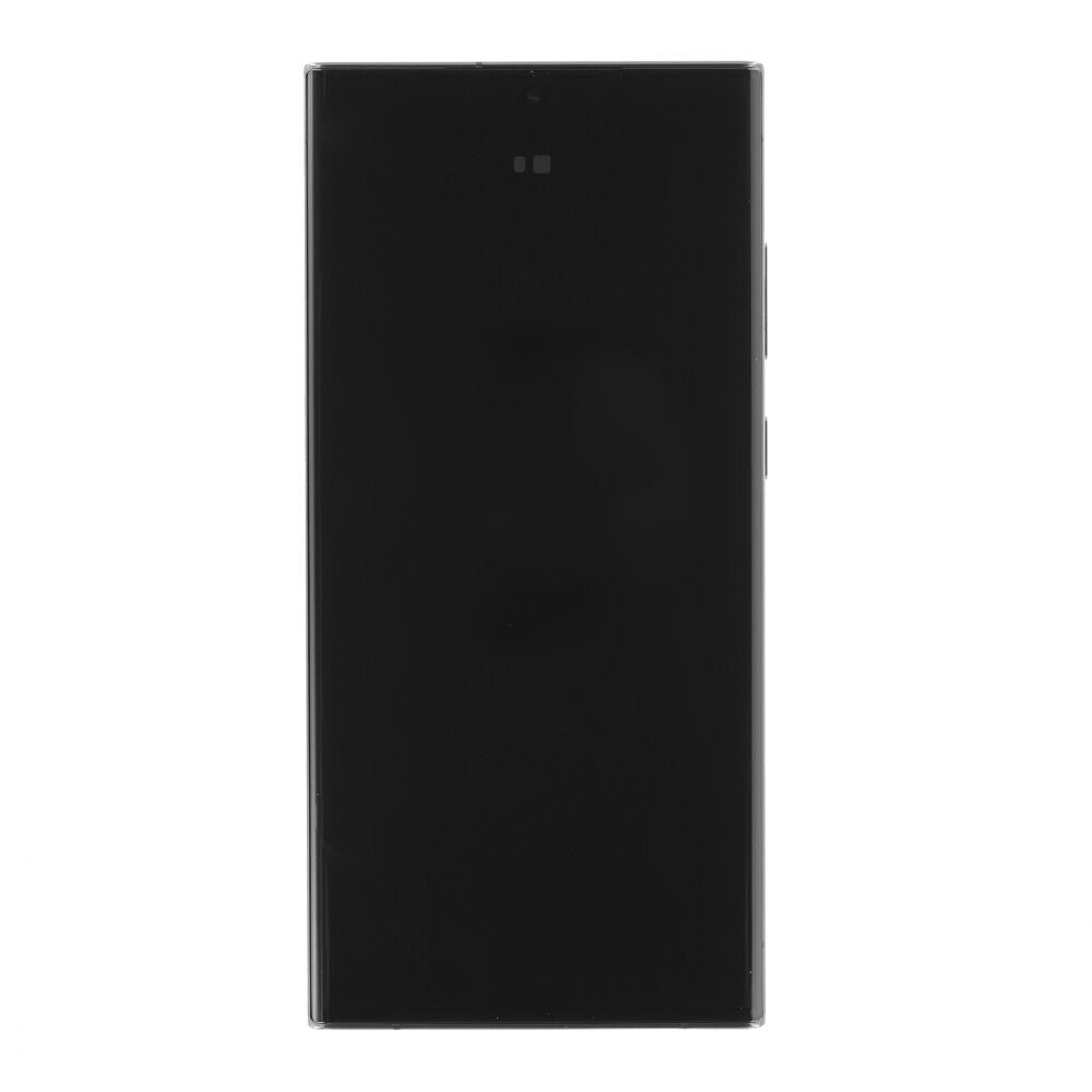 Samsung Display + Rahmen S918 Galaxy S23 Ultra schwarz, original montiert GH82-30466A