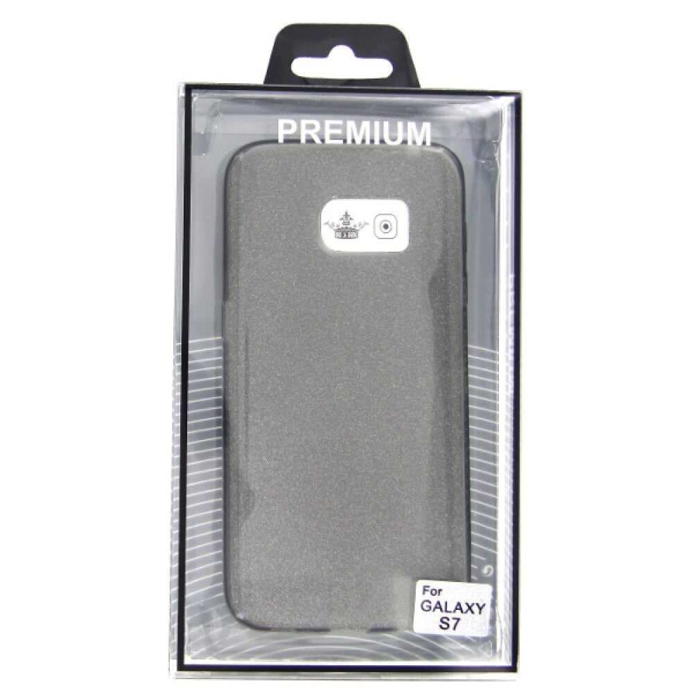TPU Case Glitter Samsung Galaxy S7 schwarz