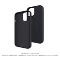 prio silicone protective case MAG for iPhone 14 Pro Max black