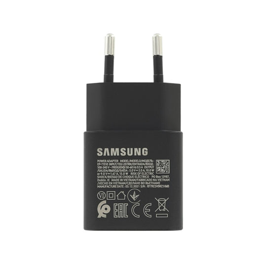 Original Samsung Schnellladegerät 15W Schwarz Netzteil Stecker EP-T1510NBEGEU