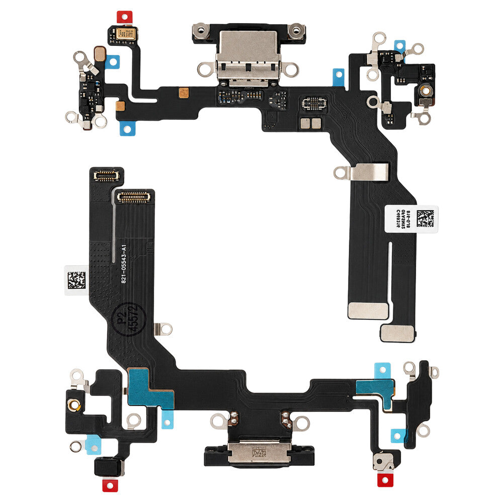 Ladeanschluss-Flexkabel für iPhone 16e, schwarz