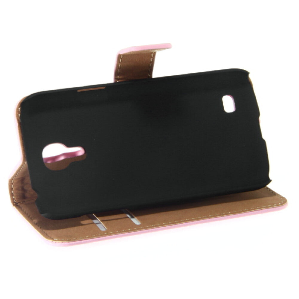 Slim Lederhülle für Galaxy S4 mini - rosa 4250710507795