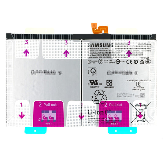 Samsung Akku EB-BX828ABE Galaxy Tab S10 FE+(Wi-Fi/5G) GH82-37171A