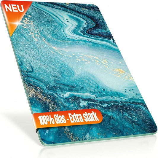 Decovetro Schneidebrett Glas |40x30cm | Glasschneidebrett | Leicht zu reinigen