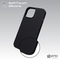 prio silicone protective case for iPhone 11 black