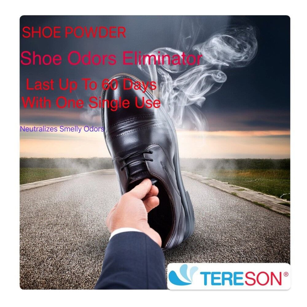 Tereson Foot Deodorant, Shoe Odor Prevention Powder, 60 Days Effective, Pack of 10