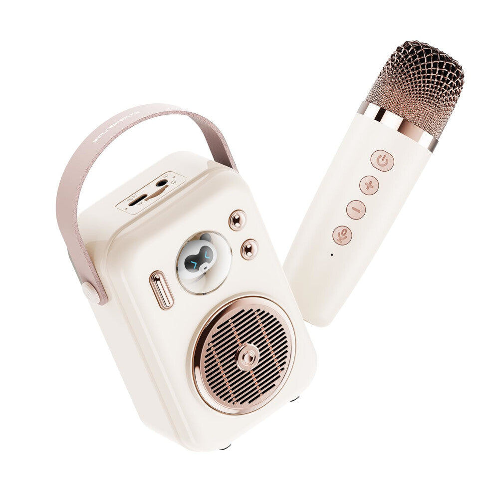 SoundPEATS Hi-Sing Karaoke-Mikrofon- Set beige