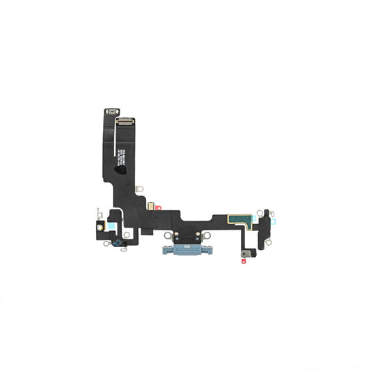 OEM charging port flex for iPhone 14 blue