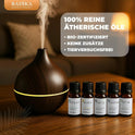 Ätherisches Öl-Set, 5 Stück in einem Paket, 100% Rein, BIO, natürlich 10 ml